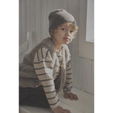 Huttelihut Camel Melange Väst Ull Nallebjörn W. Lining