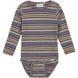 Minymo Parisian Night Body LS Y/D Rib