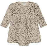 Minymo Smoke Gray Klänning LS AOP Sweat