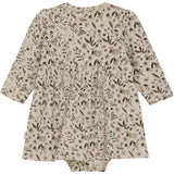 Minymo Smoke Gray Klänning LS AOP Sweat