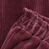 Minymo Rose Brown Byxor Velour