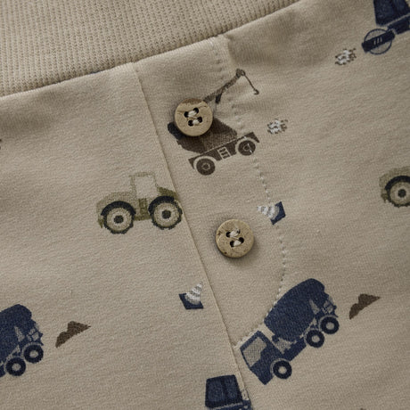 Minymo Oxford Tan Byxor AOP Sweat