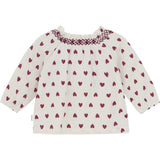 Minymo Eggnog Blus LS AOP