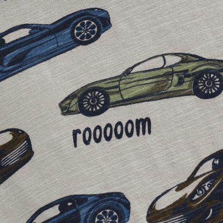 Minymo Oxford Tan T-shirt LS AOP