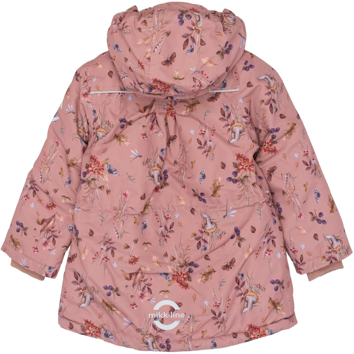 Mikk-Line Burlwood Polyester Girls Jacka AOP Floral