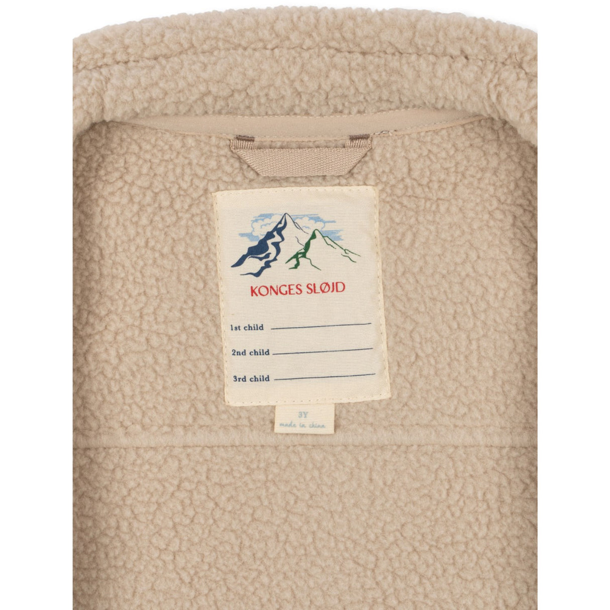 Konges Sløjd Oxford Tan Flynn Fleece Jacka Grs