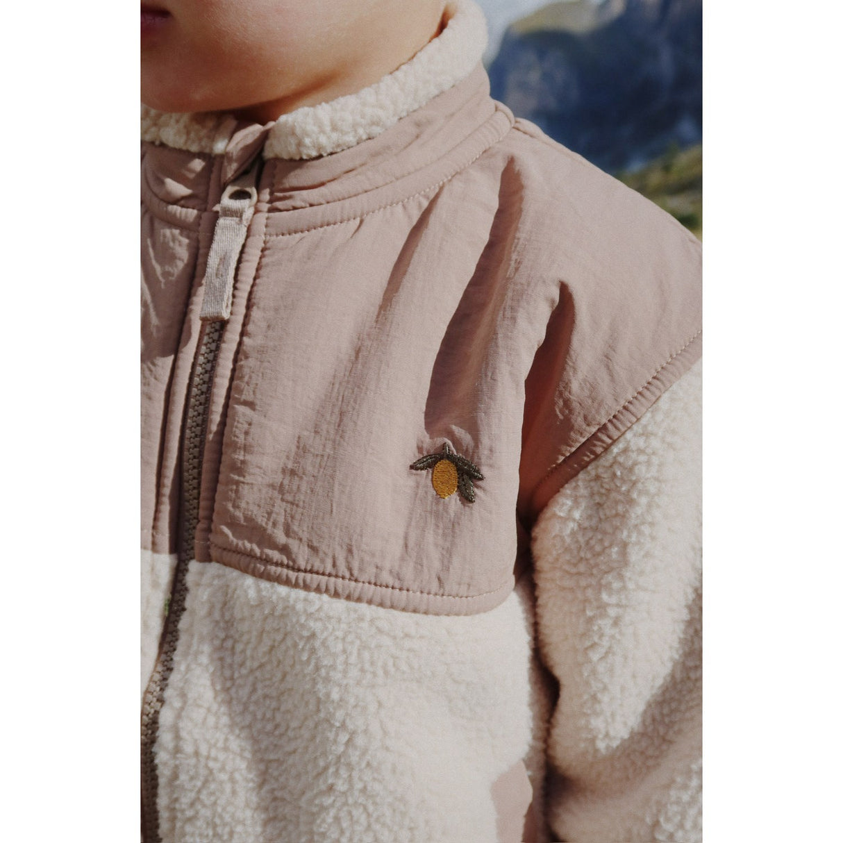 Konges Sløjd Oxford Tan Flynn Fleece Jacka Grs