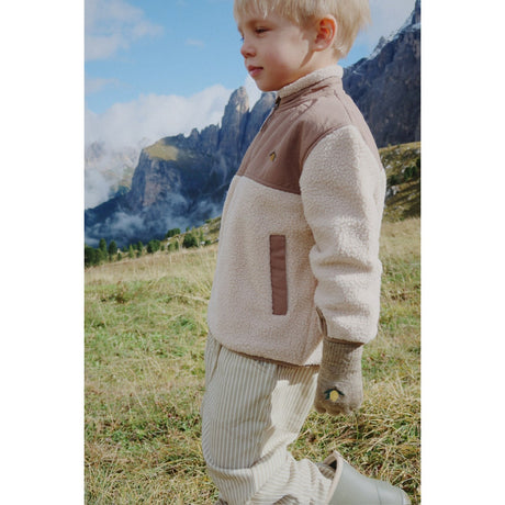 Konges Sløjd Oxford Tan Flynn Fleece Jacka Grs