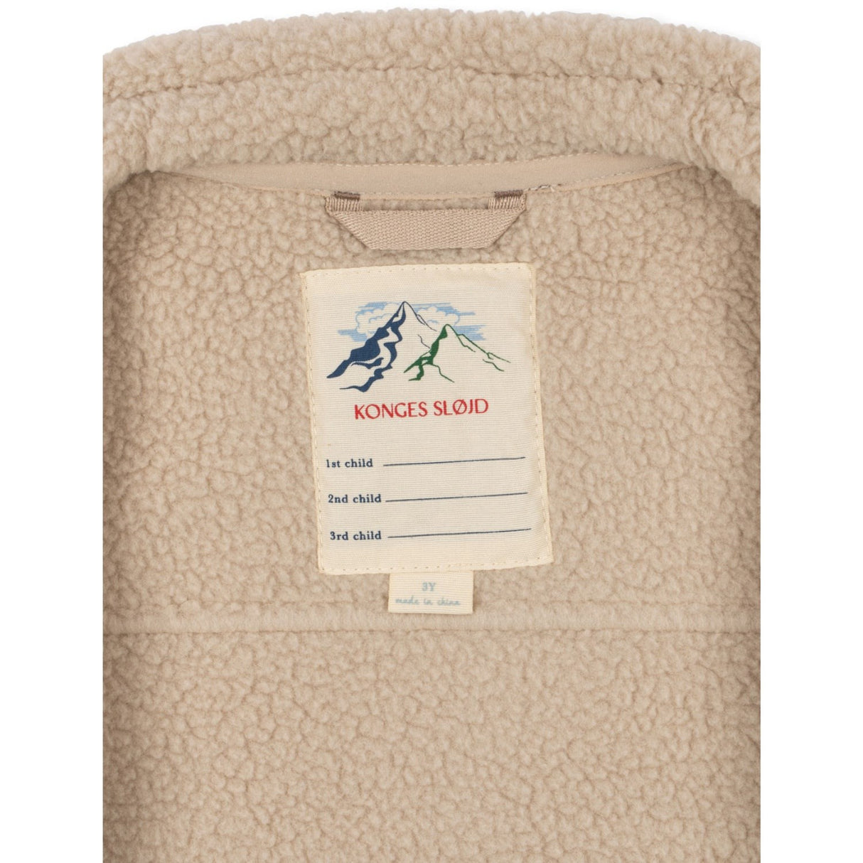 Konges Sløjd Oxford Tan Flynn Fleece Jacka Grs