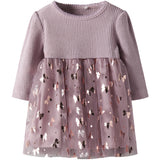 Name It Keepsake Lilac Nbfrosally Ls Klänning
