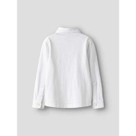 Name It Bright White Nmmronalo Ls Jersey Skjorta