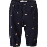 Name It Navy Blazer Nbmben Baggy R Cord Emb Byxor 2226-yt R