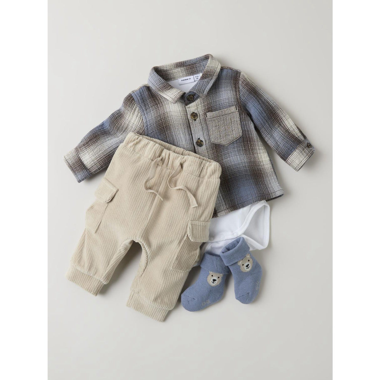 Name It Island Fossil Nbmronny Vel Byxor