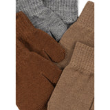 Konges Sløjd Grey Melange/Beige/Brown 3 Pack Filla Vantar