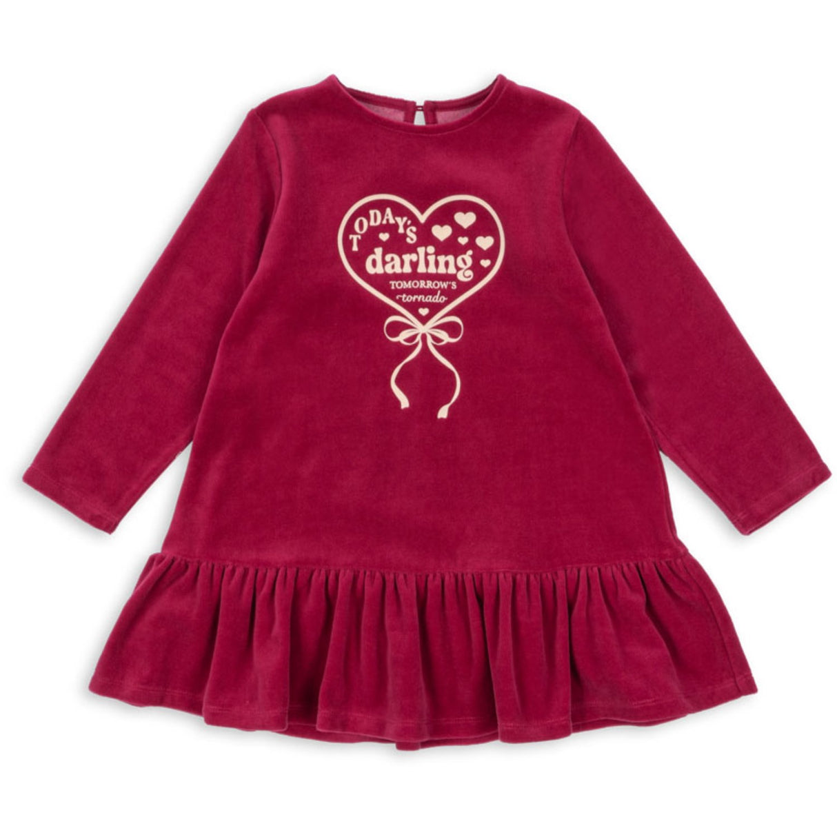 Konges Sløjd Sangria Velou Klänning GOTS