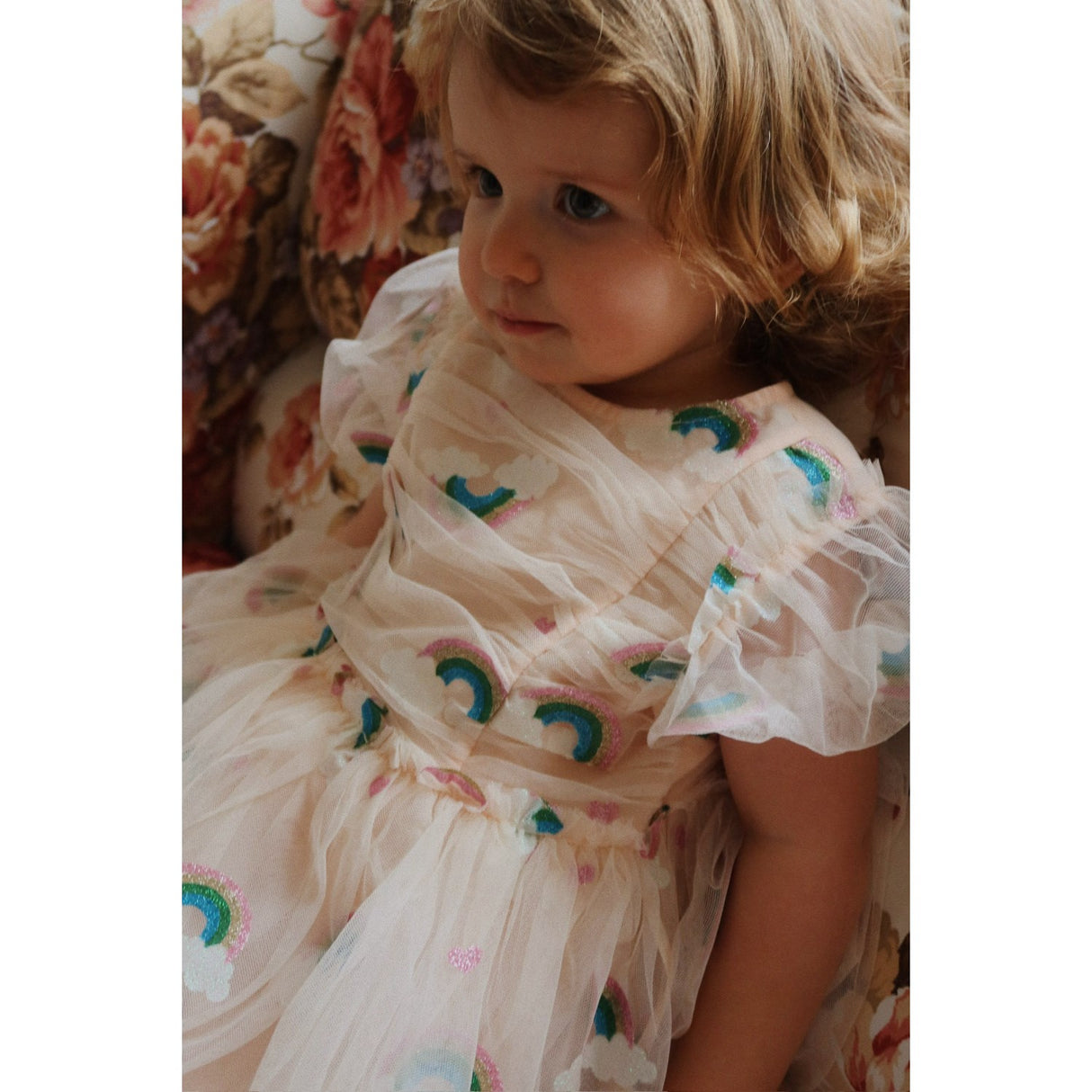 Konges Sløjd Rainbow Glitter Tullie Klänning