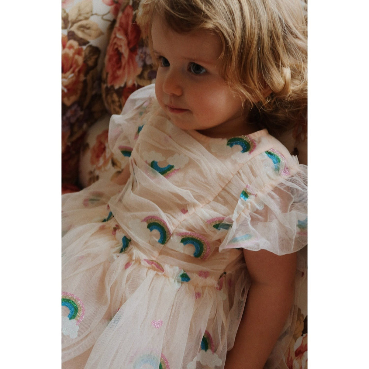 Konges Sløjd Rainbow Glitter Tullie Klänning