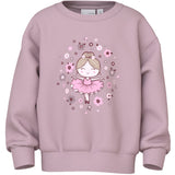 Name It Keepsake Lilac Dancer Nmfviloui Ls Rlx Sweat Bru