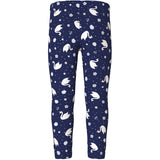 Name It Beacon Blue Swans Nmfdavina Aop Swe Leggings Bru