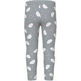 Name It Grey Melange Rainbow Clouds Nmfdavina Aop Swe Leggings Bru