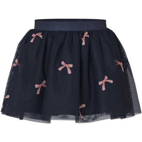 Name It Navy Blazer Christmas Bow Nmfveross Tulle Skirt
