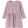 Name It Keepsake Lilac Nmfveloa Ls Velvet Dress