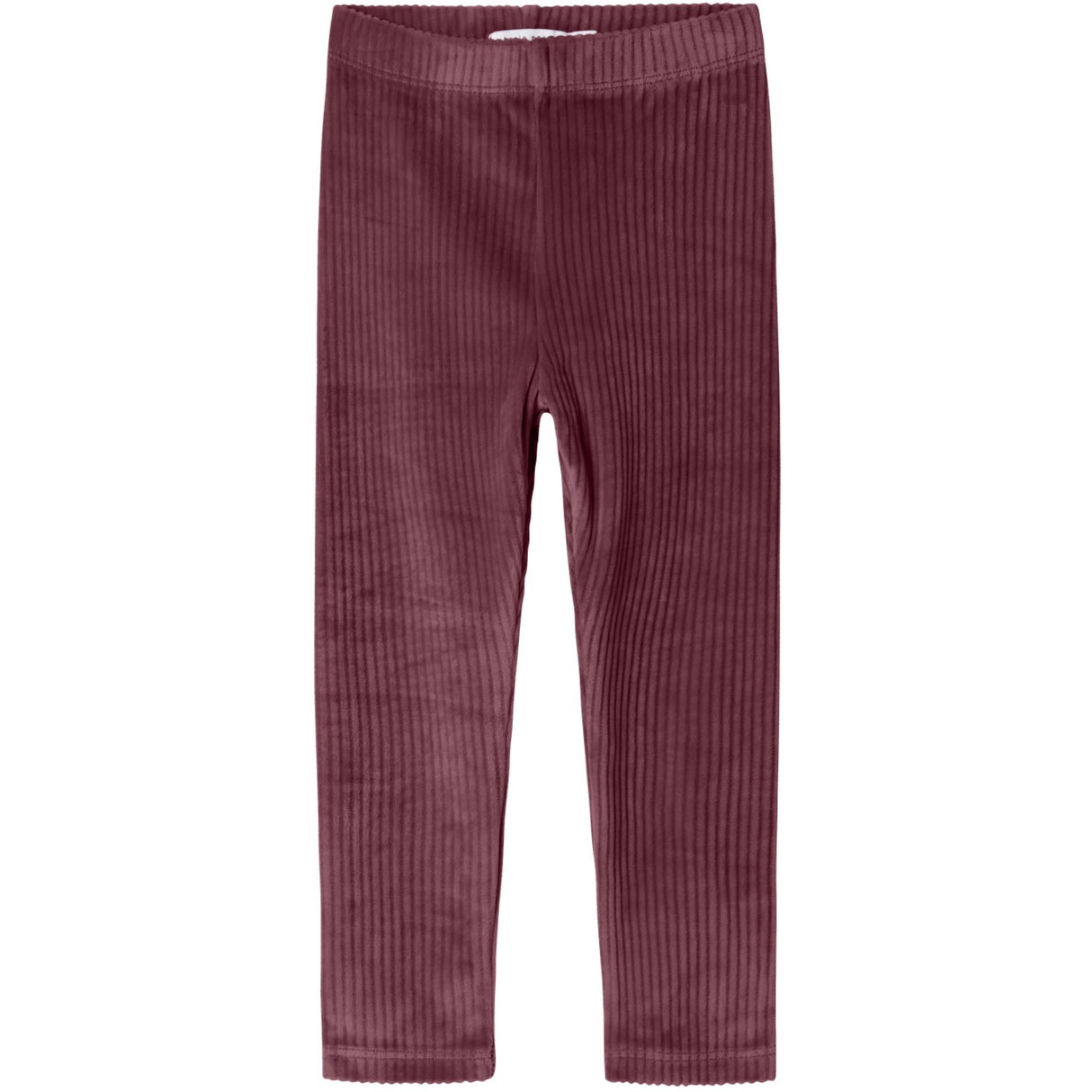 Name It Burgundy Nmfveloa Velvet Leggings