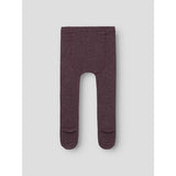 Name It Burgundy Lurex Silver Nmfrosie Pantyhose