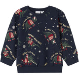 Name It Navy Blazer Nmmroka Ls Nreg Sweat Bru Box