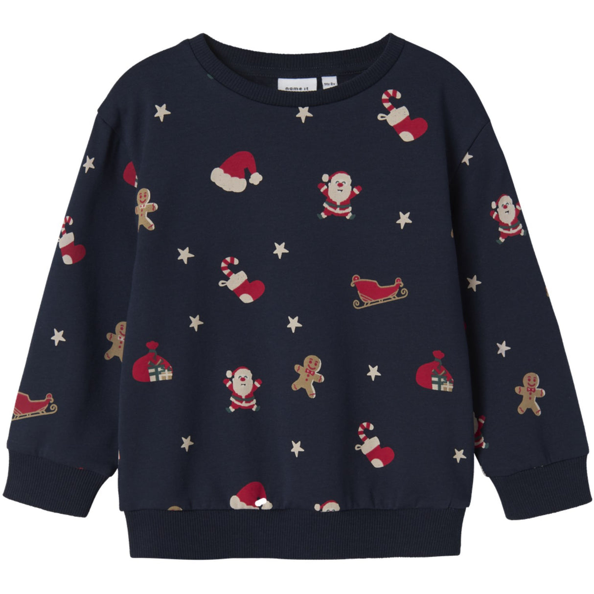 Name It Navy Blazer Nmnrohom Ls Nreg Sweat Bru