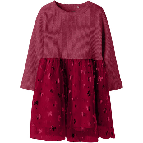 Name It Jester Red Nmfrosally Ls Dress
