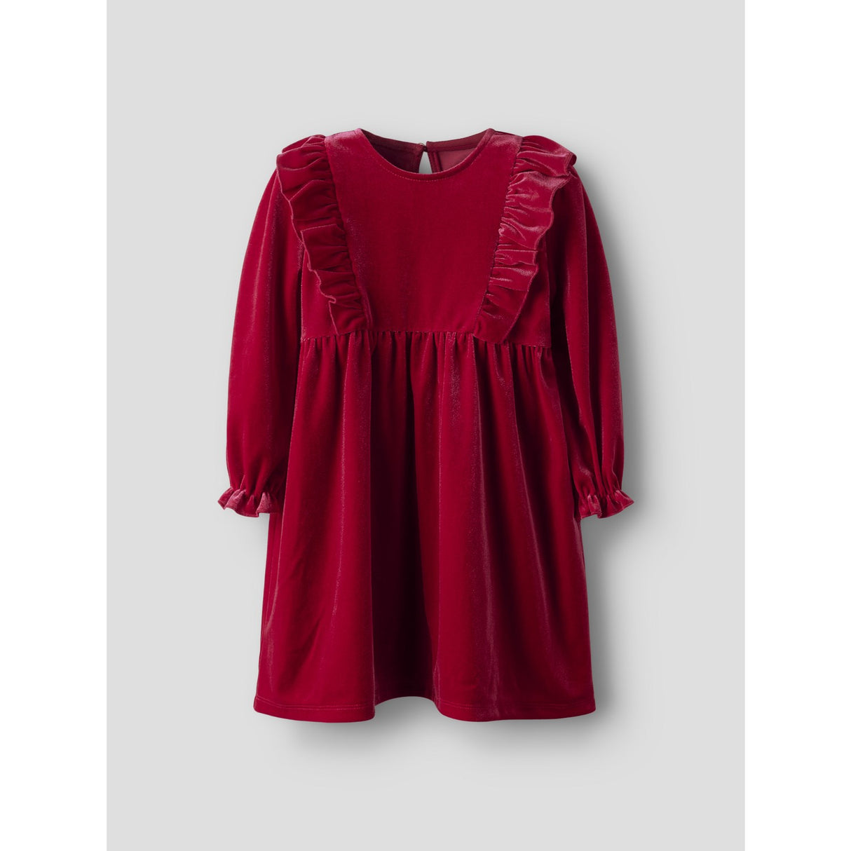 Name It Jester Red Nmfrinne Ls Vel Dress