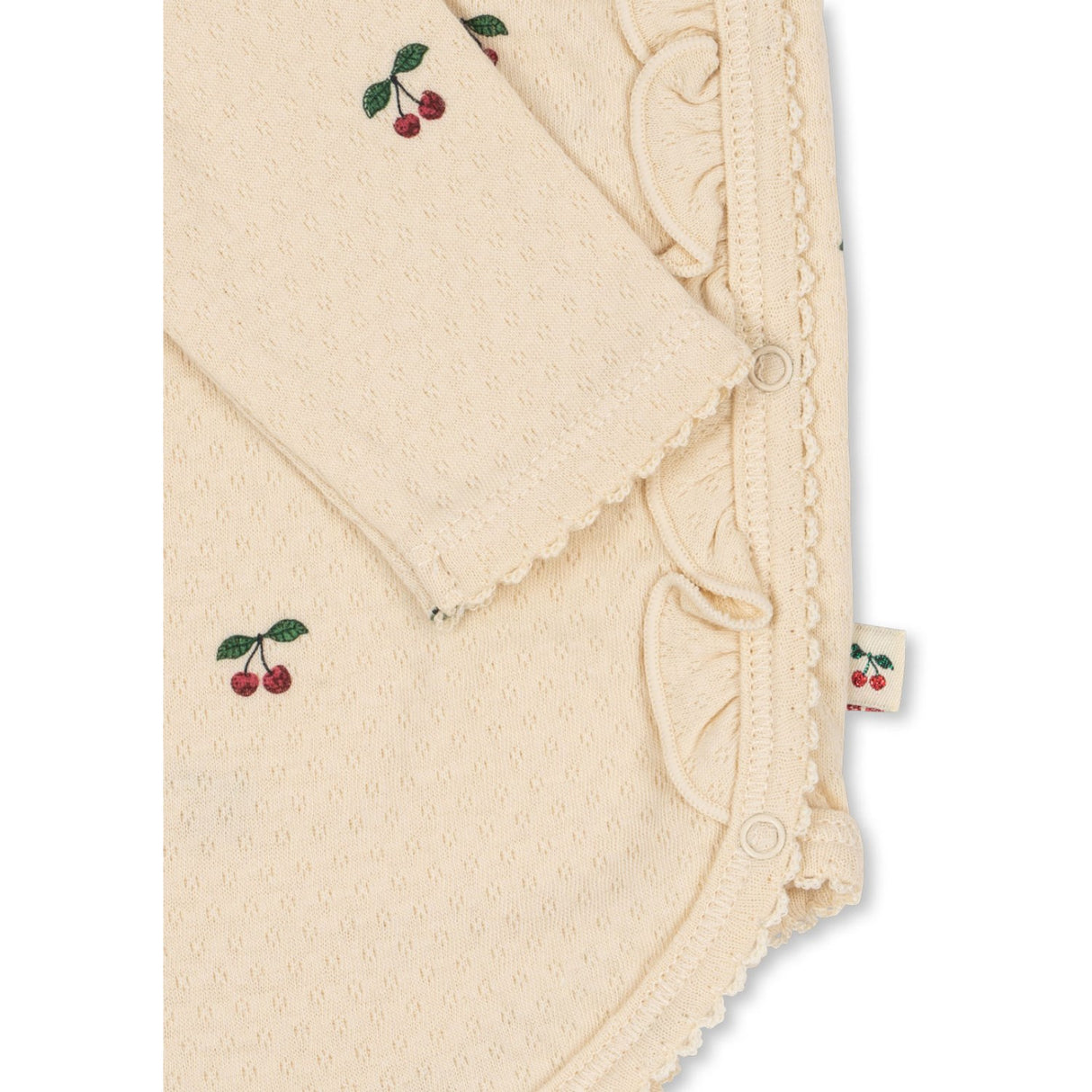 Konges Sløjd Cherry Sui Newborn Frill Body GOTS