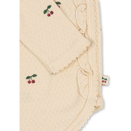 Konges Sløjd Cherry Sui Newborn Frill Body GOTS