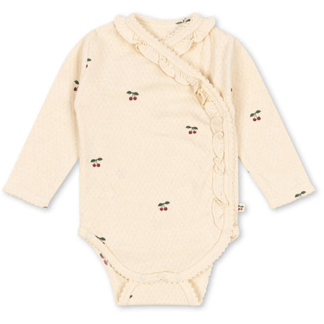 Konges Sløjd Cherry Sui Newborn Frill Body GOTS