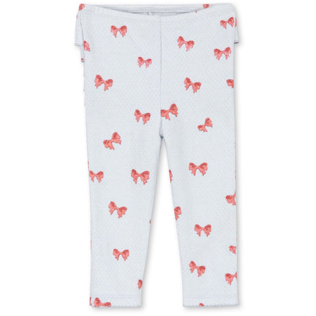 Konges Sløjd Rosia Blue Bow Sui Frill Byxor GOTS