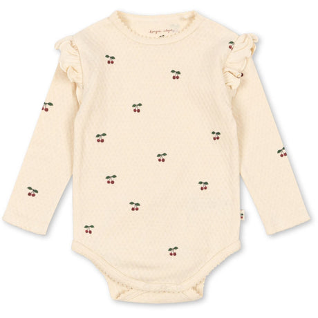 Konges Sløjd Cherry Sui Frill Body GOTS