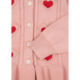 Konges Sløjd Silver Pink Soleil Cardigan GOTS