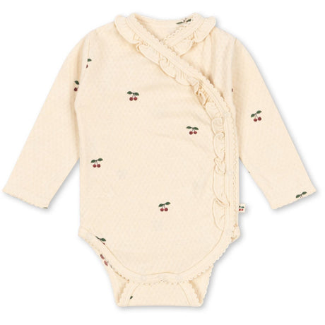 Konges Sløjd Cherry Sui Newborn Frill Body GOTS
