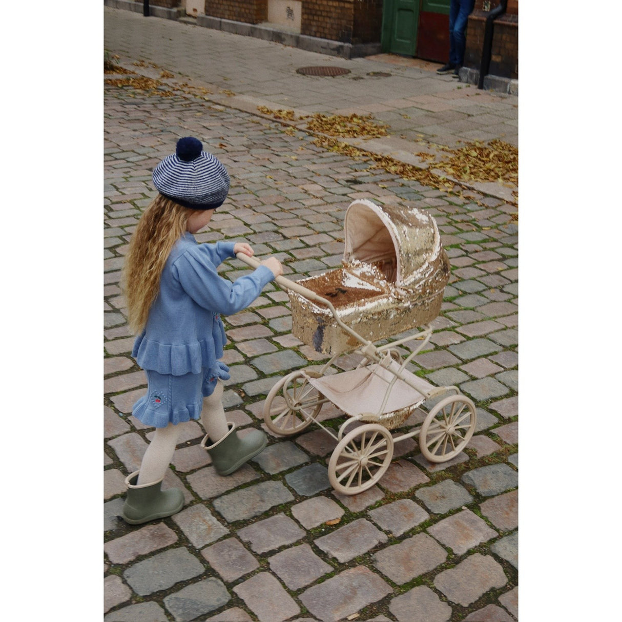 Konges Sløjd Country Blue Soleil Cardigan GOTS