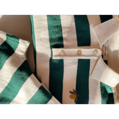 Konges Sløjd Pine Grove Stripe Manis Stickad Pikétröja