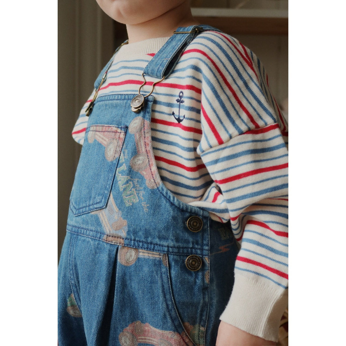 Konges Sløjd Antique Stripe Manis Stickad Sweater