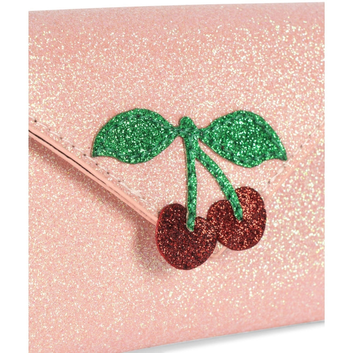 Konges Sløjd Pink Glitter Love Letter Plånbok