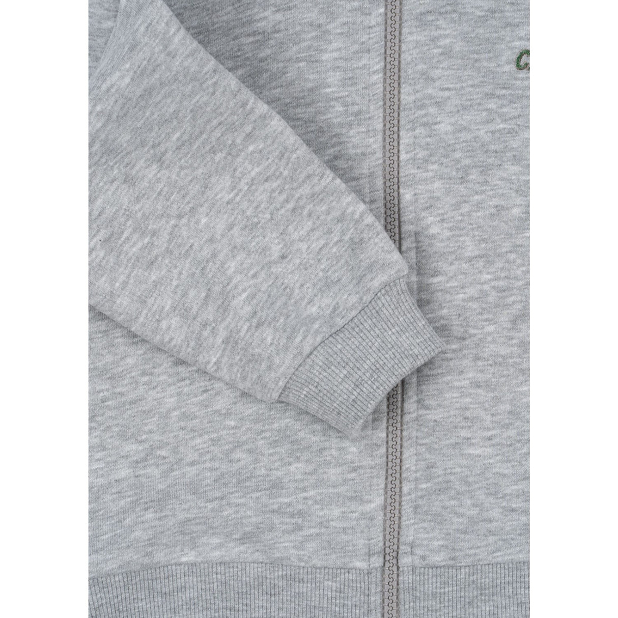 Konges Sløjd Grey Melange Lou Sweat Zip Huva Ocs