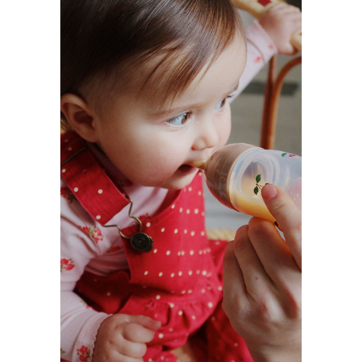 Konges Sløjd Strawberry Dot Nola Overalls GOTS