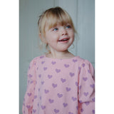 Konges Sløjd Hortensia Coeur Drey Slit Blus GOTS