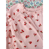 Konges Sløjd Rosa Pink Chleo Blus GOTS