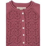 Konges Sløjd Deco Rose Cabby Frill Cardigan GOTS