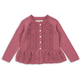 Konges Sløjd Deco Rose Cabby Frill Cardigan GOTS