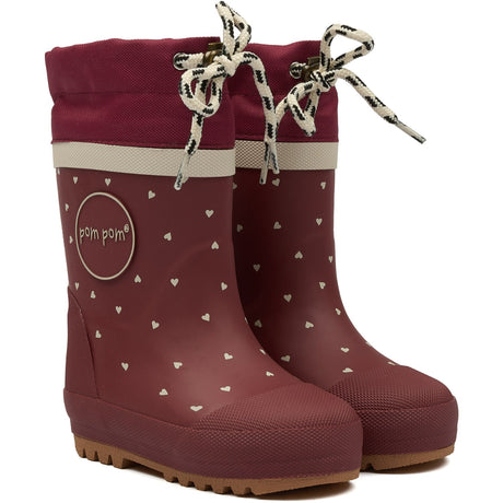 Pom Pom Heart GumBoots™ Thermo
